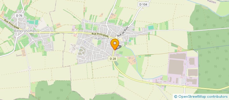 localisation de l'entreprise MONSIEUR STEPHANE BEINER  HATTEN