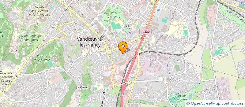 localisation de l'entreprise MONSIEUR STEPHANE BELDICOT  VANDUVRE-LES-NANCY