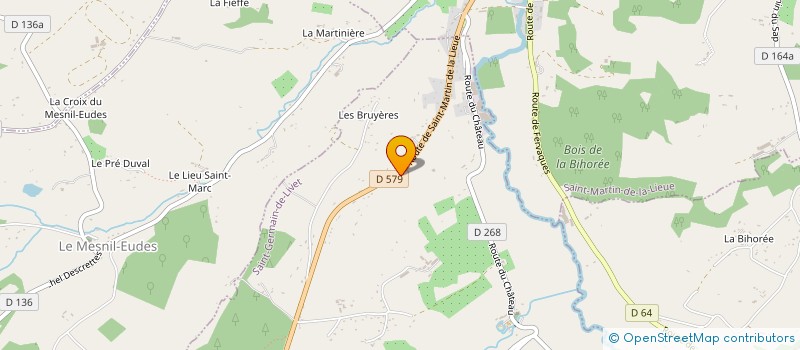 localisation de l'entreprise MONSIEUR STEPHANE BELLANGER  SAINT-GERMAIN-DE-LIVET