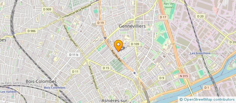 localisation de l'entreprise MONSIEUR STEPHANE BELLOCQ à GENNEVILLIERS