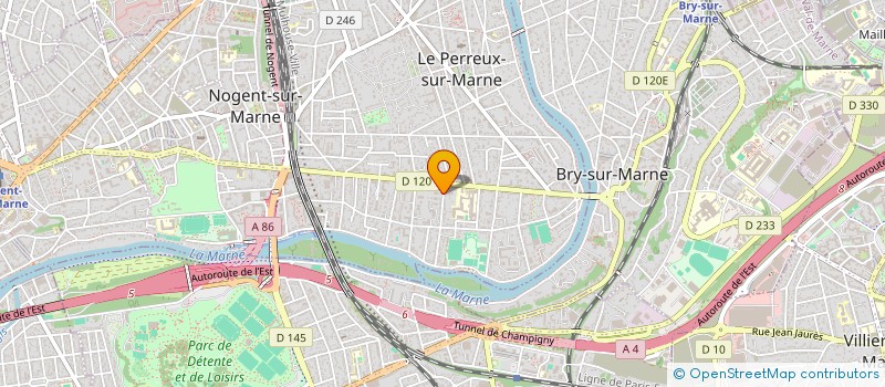 localisation de l'entreprise MONSIEUR STEPHANE BELLUNATO  LE PERREUX-SUR-MARNE