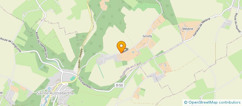 localisation de l'entreprise MONSIEUR STEPHANE BELTCHEFF  HUGLEVILLE-EN-CAUX