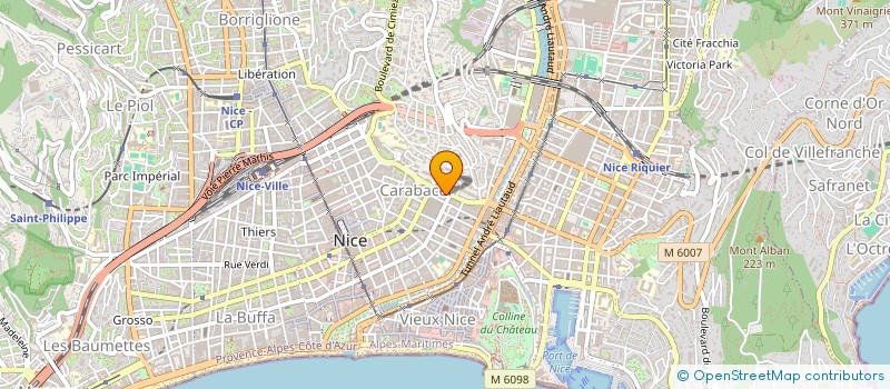 localisation de l'entreprise MONSIEUR STEPHANE BEN ZEKRI  NICE