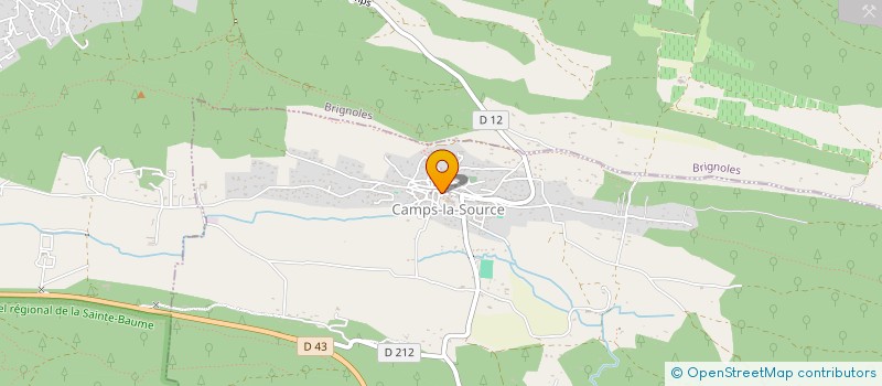 localisation de l'entreprise MONSIEUR STEPHANE BENAISSA  CAMPS-LA-SOURCE