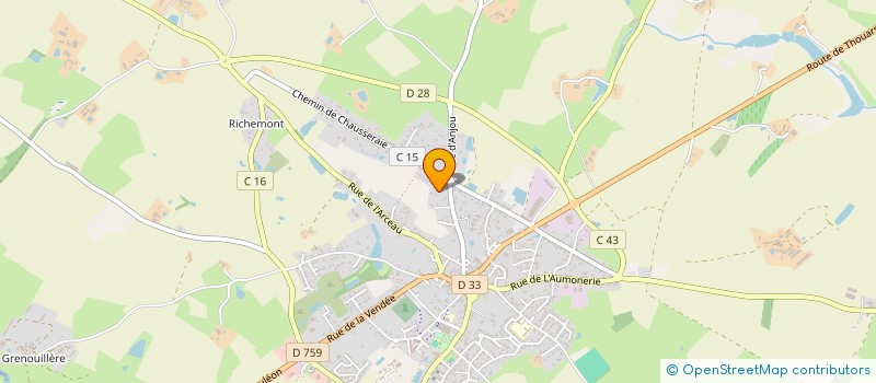 localisation de l'entreprise MONSIEUR STEPHANE BENOIST à NUEIL-LES-AUBIERS