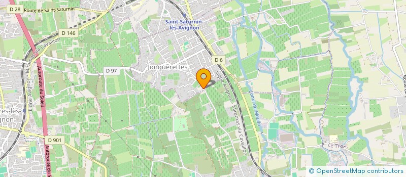 localisation de l'entreprise MONSIEUR STEPHANE BENOIT  JONQUERETTES