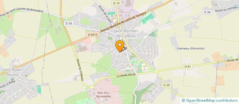 localisation de l'entreprise MONSIEUR STEPHANE BENQUET  SAINT-ROMAIN-DE-COLBOSC