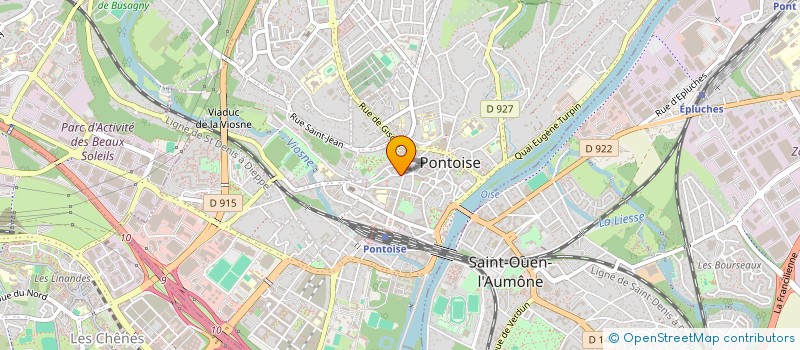 localisation de l'entreprise MONSIEUR STEPHANE BENTZ  PONTOISE