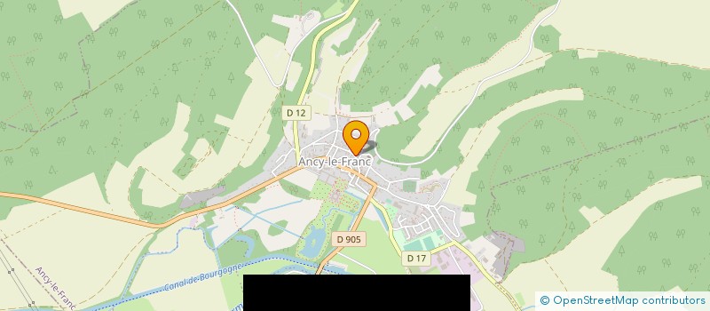 localisation de l'entreprise MONSIEUR STEPHANE BEQUET  ANCY-LE-FRANC