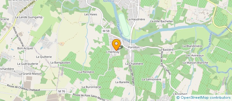 localisation de l'entreprise MONSIEUR STEPHANE BERENGER  VERTOU