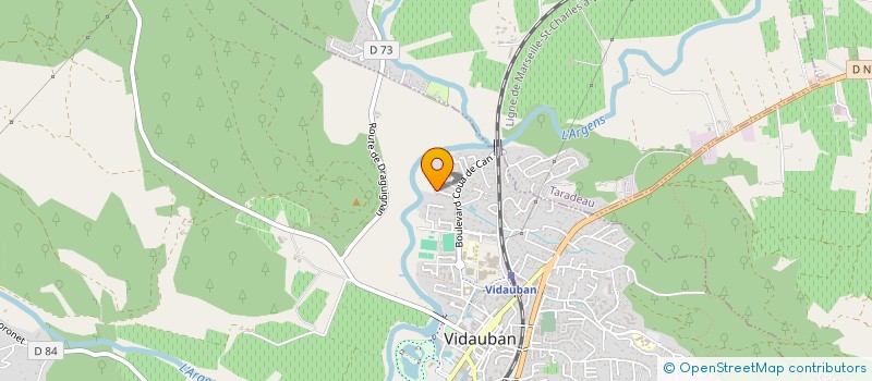 localisation de l'entreprise MONSIEUR STEPHANE BERETTA  VIDAUBAN