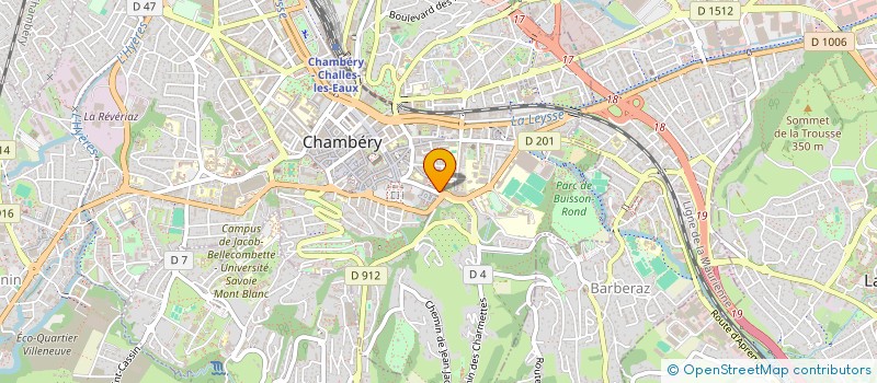localisation de l'entreprise MONSIEUR STEPHANE BERGAMO à CHAMBERY
