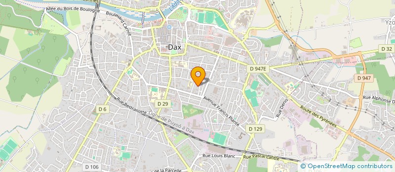 localisation de l'entreprise MONSIEUR STEPHANE BERGERAN  DAX