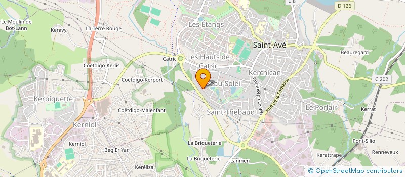 localisation de l'entreprise MONSIEUR STEPHANE BERJOTIN  MEUCON