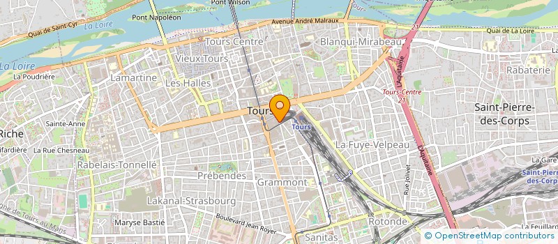 localisation de l'entreprise MONSIEUR STEPHANE BERLOT  TOURS