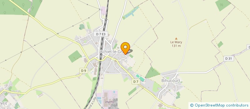 localisation de l'entreprise MONSIEUR STEPHANE BERNARD à ACHIET-LE-GRAND