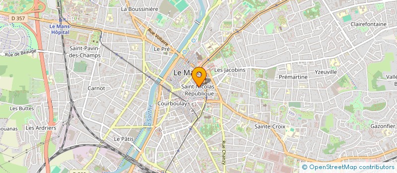 localisation de l'entreprise MONSIEUR STEPHANE BERNARD à LE MANS