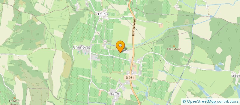 localisation de l'entreprise MONSIEUR STEPHANE BERNARD  CHENOVES