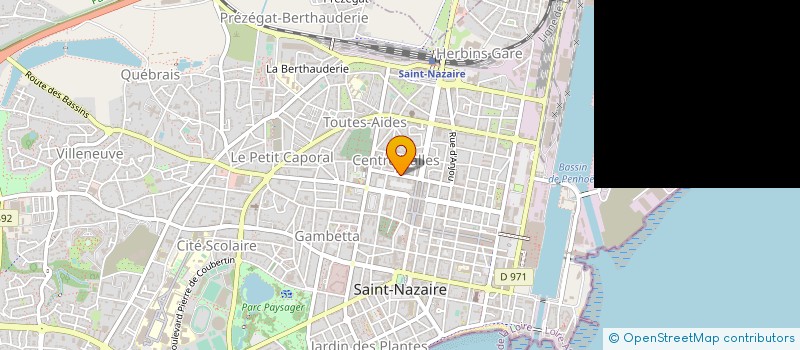 localisation de l'entreprise MONSIEUR STEPHANE BERNARD DE LAJARTRE à SAINT-NAZAIRE