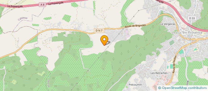 localisation de l'entreprise MONSIEUR STEPHANE BERNARDI  LE LUC