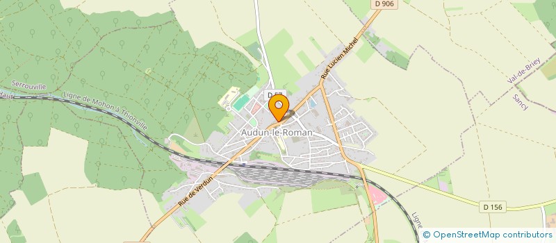 localisation de l'entreprise MONSIEUR STEPHANE BERNARDING  AUDUN-LE-ROMAN