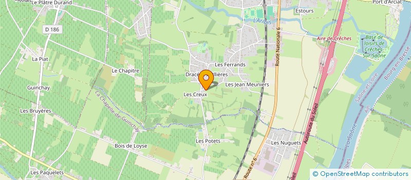 localisation de l'entreprise MONSIEUR STEPHANE BERNET à CRECHES-SUR-SAONE