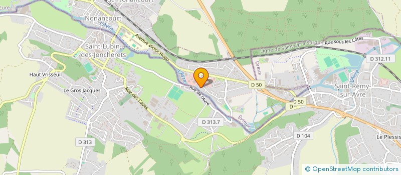 localisation de l'entreprise MONSIEUR STEPHANE BERNIER  NONANCOURT