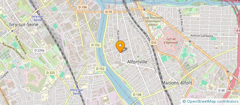localisation de l'entreprise MONSIEUR STEPHANE BERNON à ALFORTVILLE