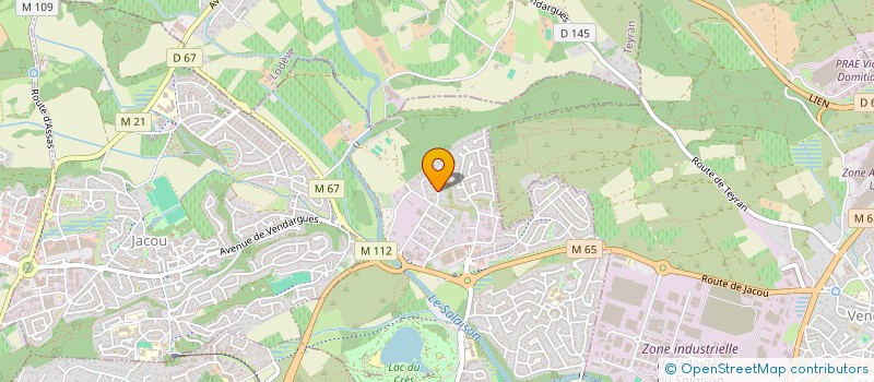 localisation de l'entreprise MONSIEUR STEPHANE BEROT  LE CRES