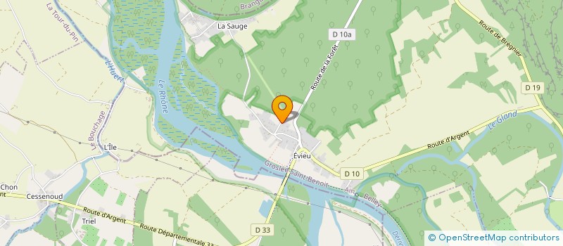 localisation de l'entreprise MONSIEUR STEPHANE BERT  GROSLEE-SAINT-BENOIT