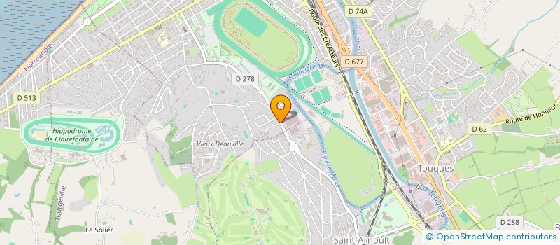 localisation de l'entreprise MONSIEUR STEPHANE BERTELLE  DEAUVILLE