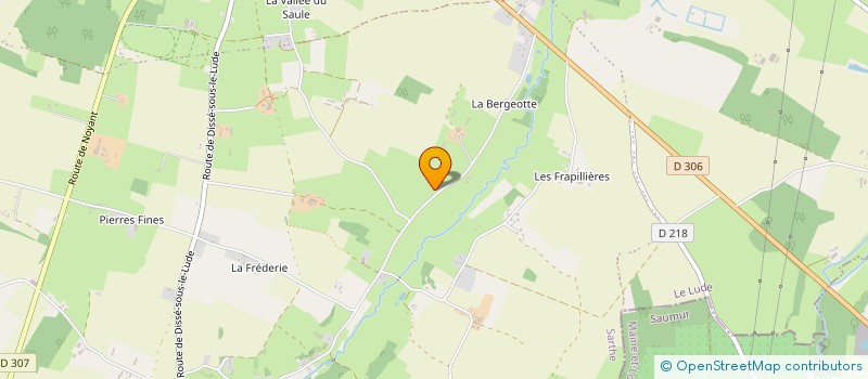 localisation de l'entreprise MONSIEUR STEPHANE BERTHE  LE LUDE