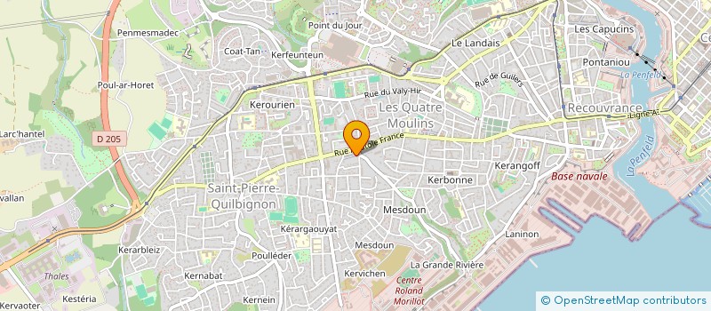 localisation de l'entreprise MONSIEUR STEPHANE BERTHELOT à BREST