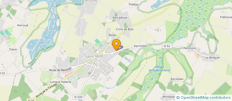 localisation de l'entreprise MONSIEUR STEPHANE BERTHO  SAINT-MOLF