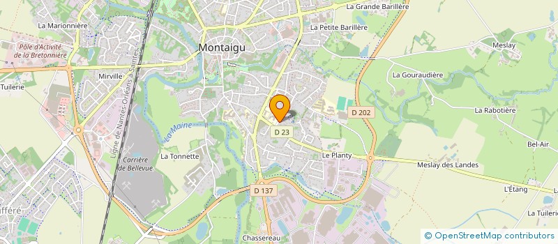 localisation de l'entreprise MONSIEUR STEPHANE BERTIN à MONTAIGU-VENDEE