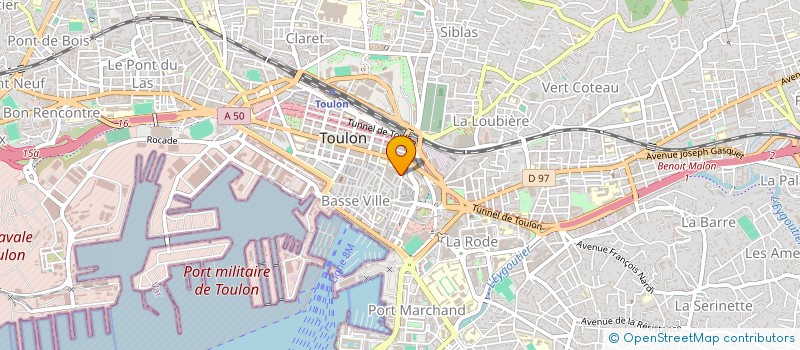 localisation de l'entreprise MONSIEUR STEPHANE BERTOLOTTI à TOULON