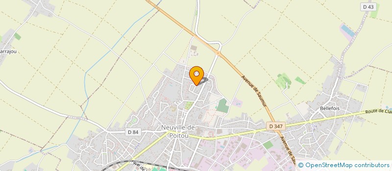 localisation de l'entreprise MONSIEUR STEPHANE BERTRAND à NEUVILLE-DE-POITOU