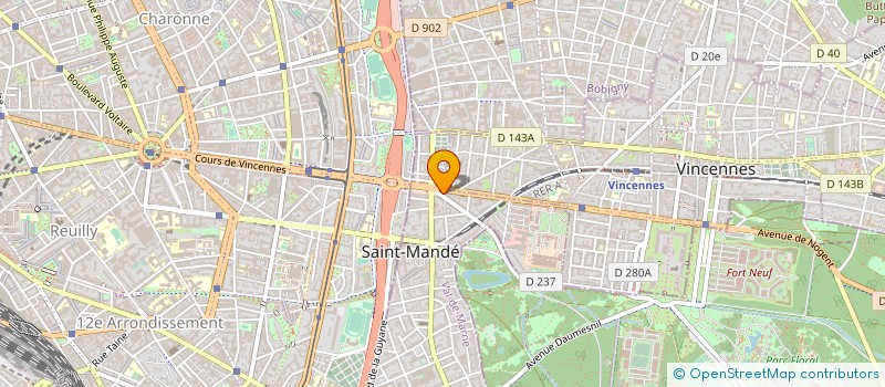 localisation de l'entreprise MONSIEUR STEPHANE BESNAINOU à SAINT-MANDE