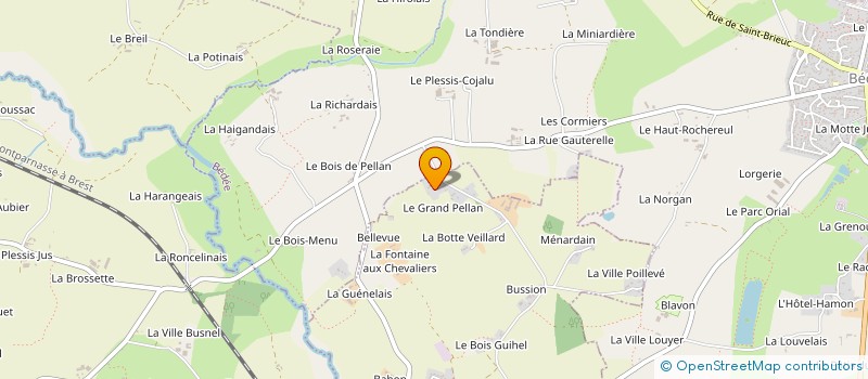 localisation de l'entreprise MONSIEUR STEPHANE BESNARD à LA NOUAYE