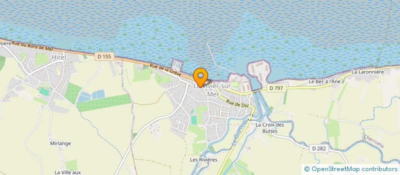 localisation de l'entreprise MONSIEUR STEPHANE BESNARD à LE VIVIER-SUR-MER