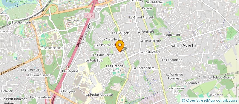 localisation de l'entreprise MONSIEUR STEPHANE BESNARD  SAINT-AVERTIN