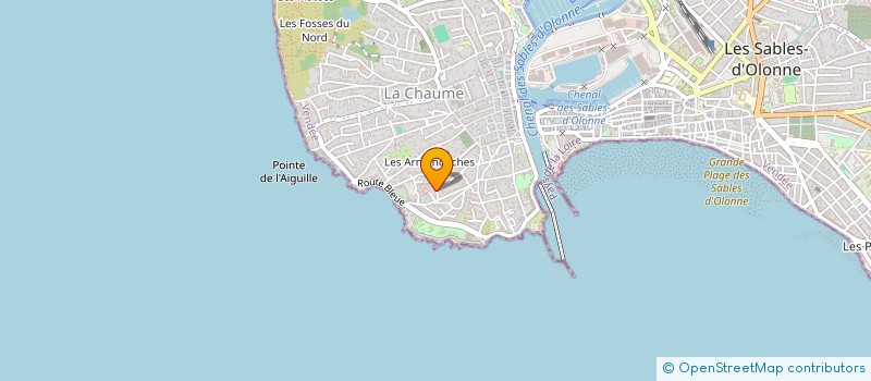 localisation de l'entreprise MONSIEUR STEPHANE BESSEAU à LES SABLES D'OLONNE