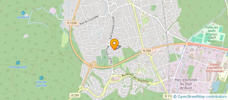 localisation de l'entreprise MONSIEUR STEPHANE BESSON  LA TESTE-DE-BUCH