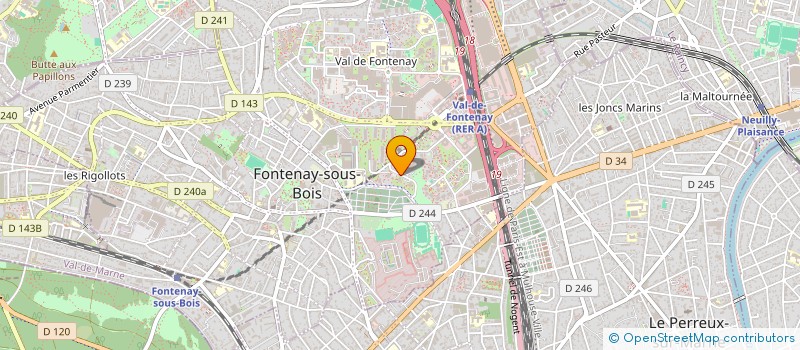 localisation de l'entreprise MONSIEUR STEPHANE BETAILLE à FONTENAY-SOUS-BOIS