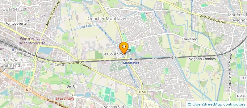 localisation de l'entreprise MONSIEUR STEPHANE BETHUNE  AVIGNON