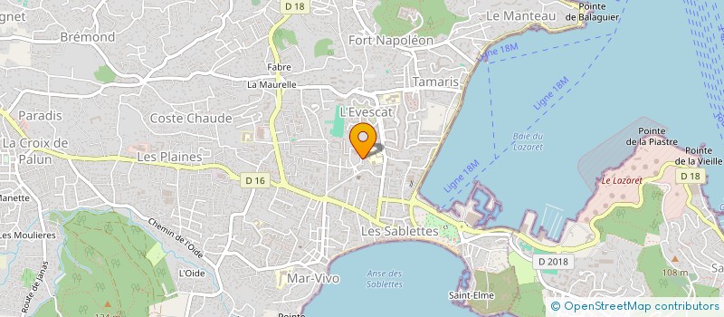 localisation de l'entreprise MONSIEUR STEPHANE BICHOUARD à LA SEYNE-SUR-MER