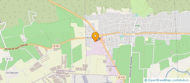 localisation de l'entreprise MONSIEUR STEPHANE BIDOT  LA FARE-LES-OLIVIERS