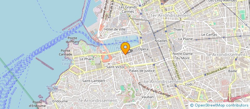 localisation de l'entreprise MONSIEUR STEPHANE BIENFAIT à MARSEILLE