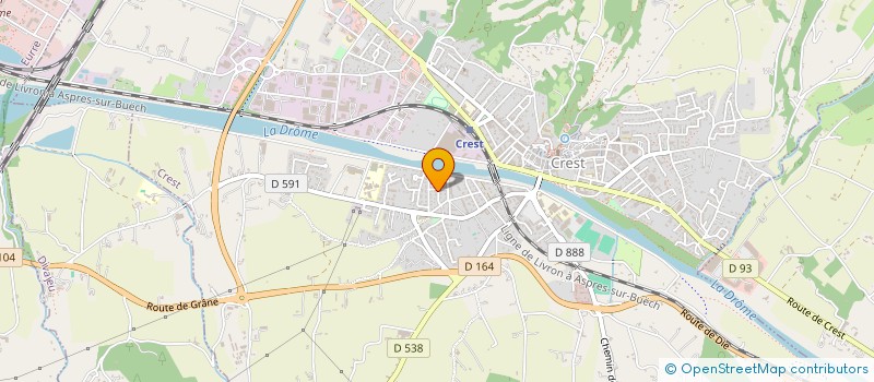 localisation de l'entreprise MONSIEUR STEPHANE BIGO  CREST