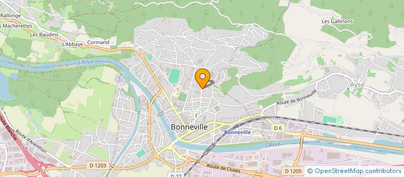 localisation de l'entreprise MONSIEUR STEPHANE BIGORNE  BONNEVILLE